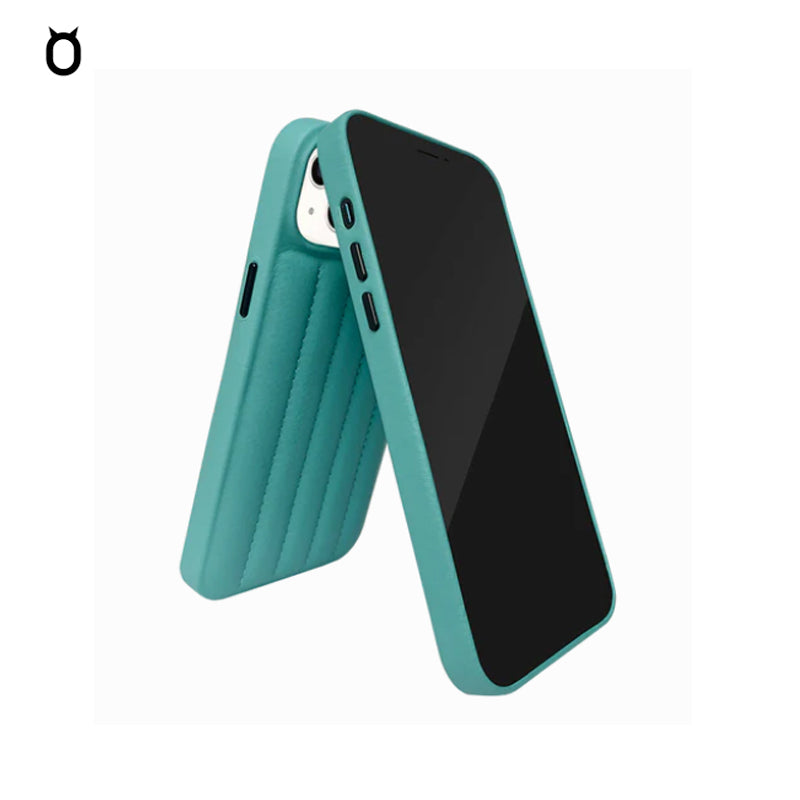 iPhone 14 Leather Case with Stitching Sponge