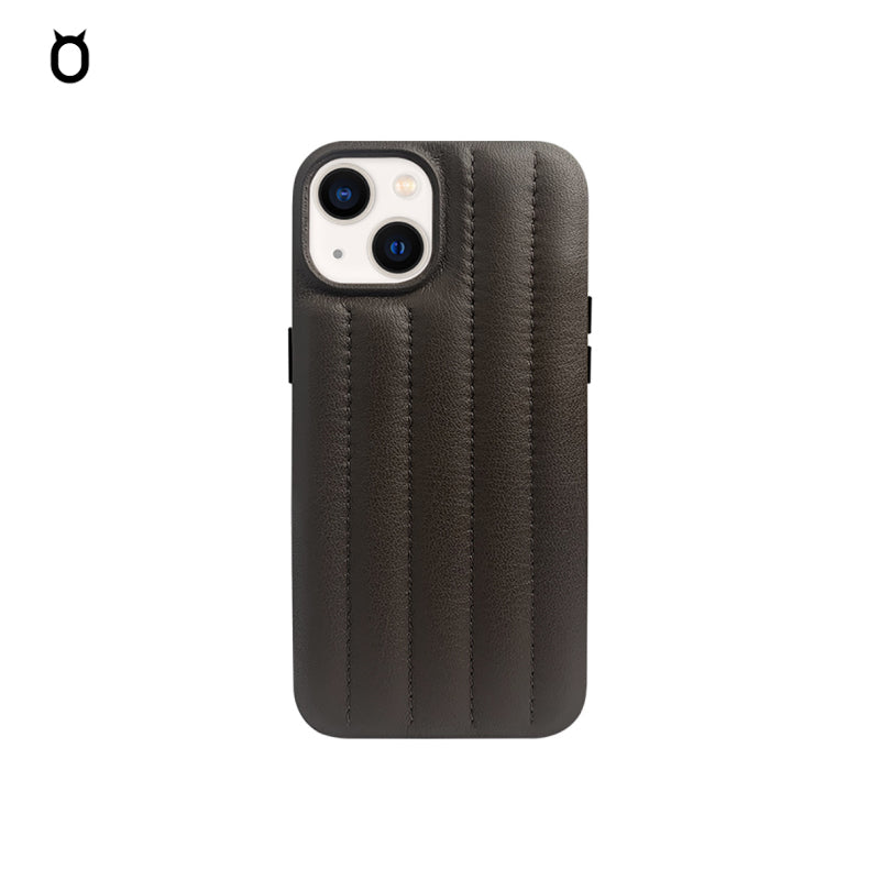 iPhone 14 Leather Case with Stitching Sponge