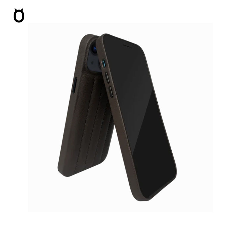 iPhone 14 Leather Case with Stitching Sponge