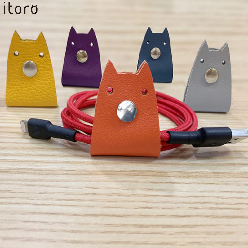 itoro Imitations of Leather for Cable Holder Straps