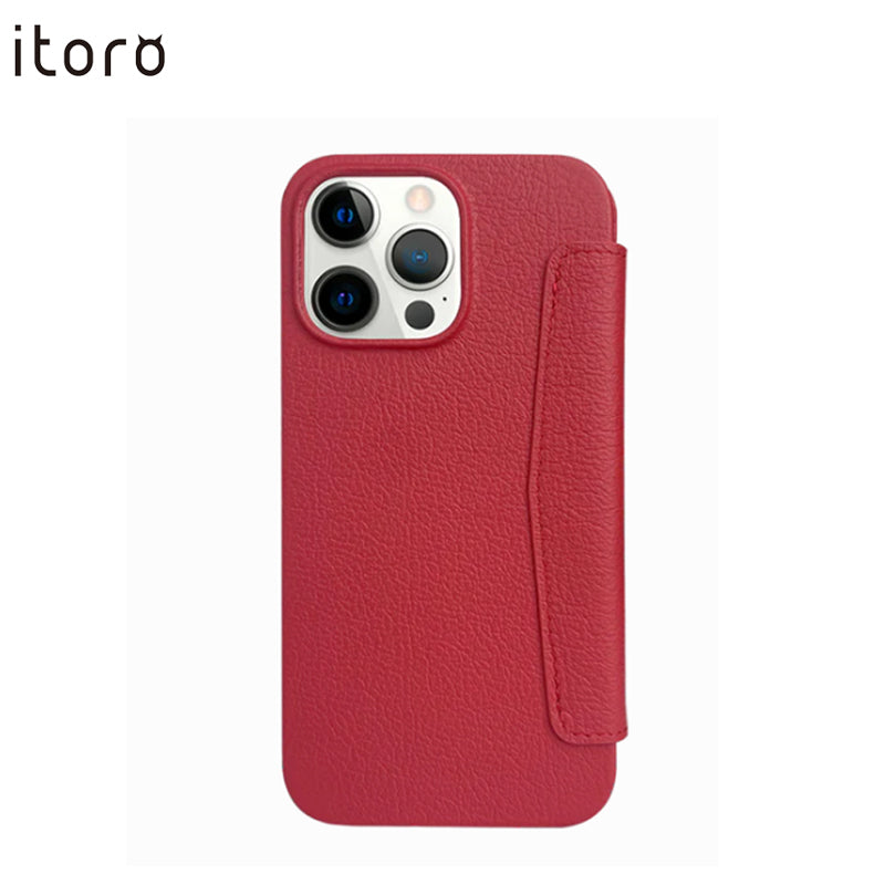 itoro Folio iPhone 14 Pro Max Leather Wallet Case