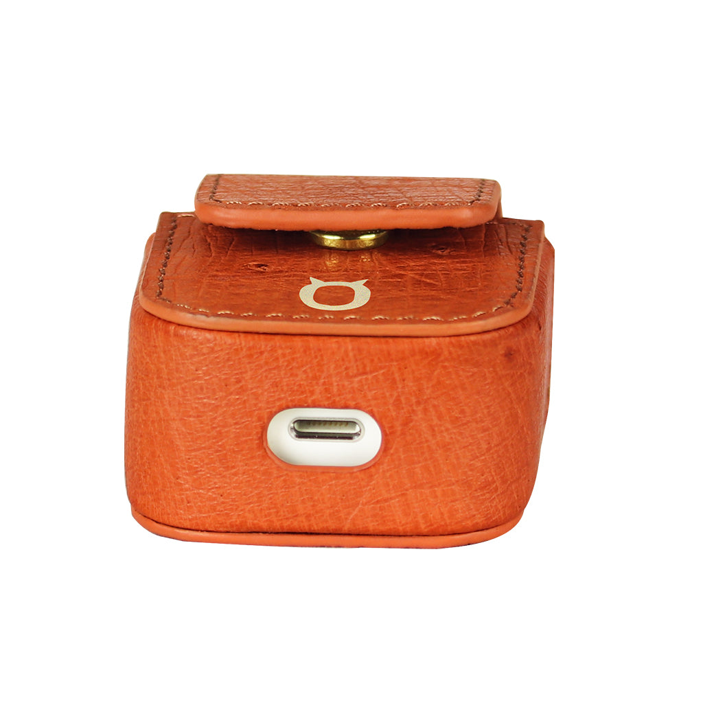 Ostrich Leather Case_Apple Airpods - iToro
