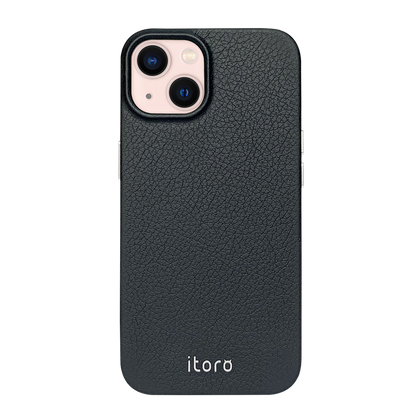 iPhone 13 Leather Case - Black