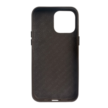 iPhone 14 Pro Max Leather Case with Stitching Sponge