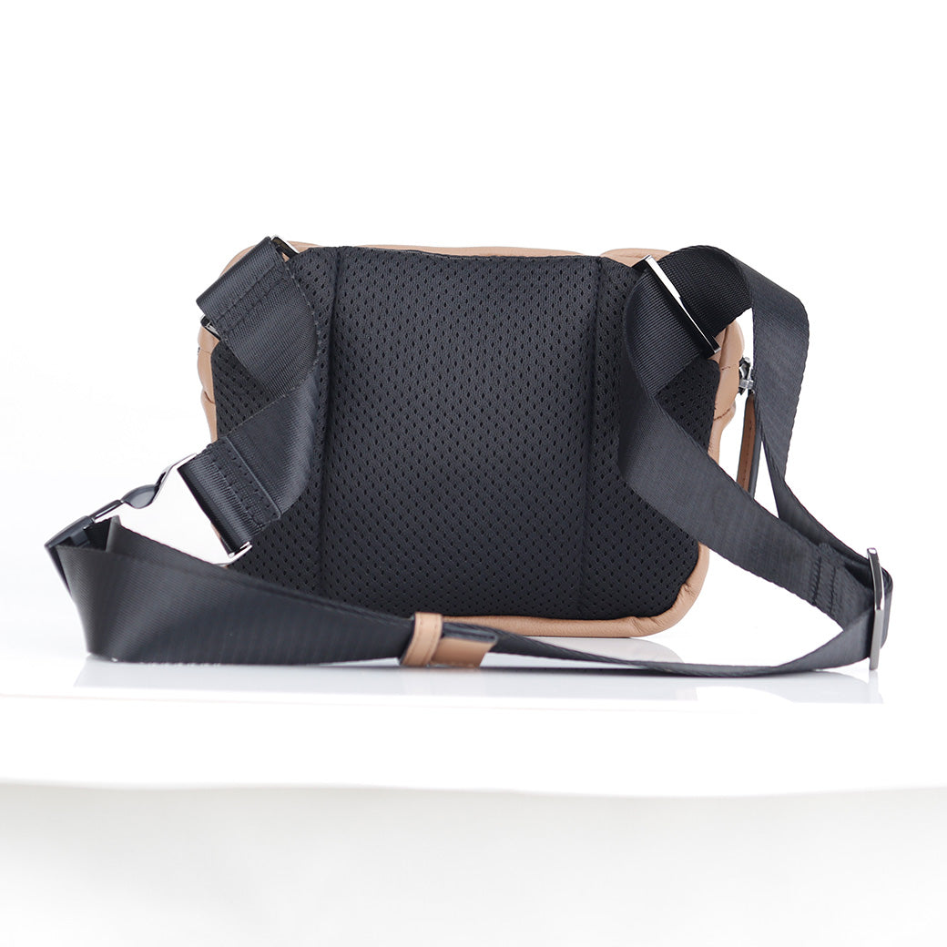 Italian Premium Leather Waist Bag / Diagonal Bag