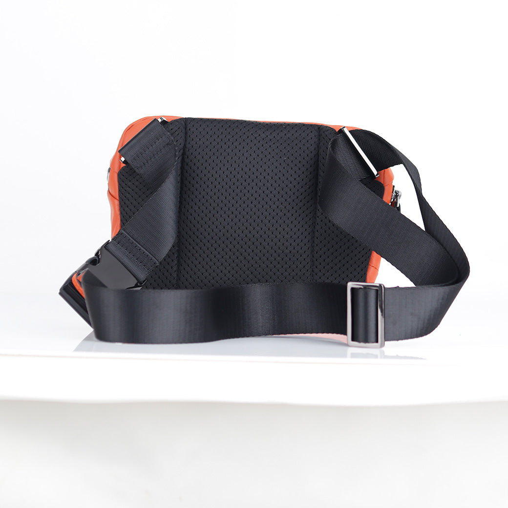 Italian Premium Leather Waist Bag / Diagonal Bag