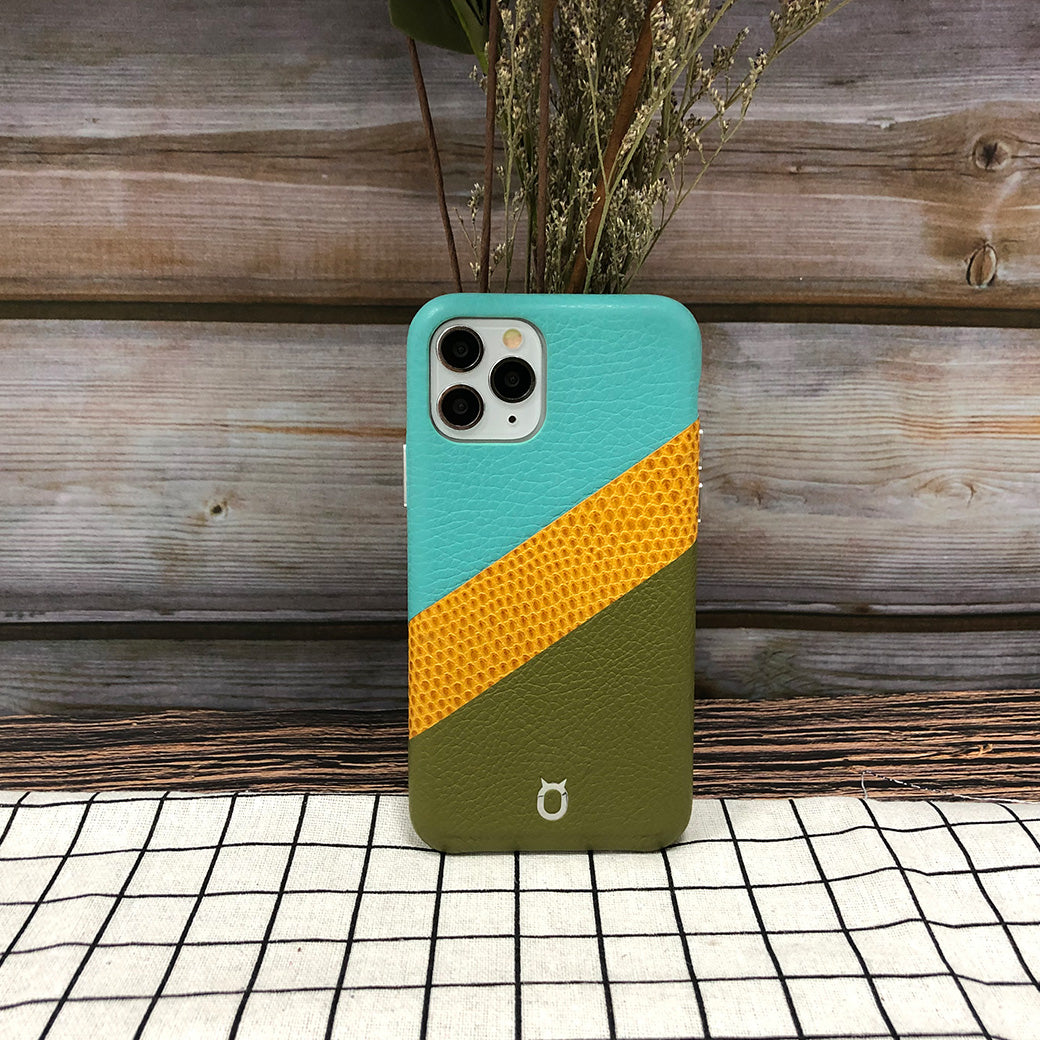 Lizard embossed Splicing Style Leather Case iPhone 11 Pro