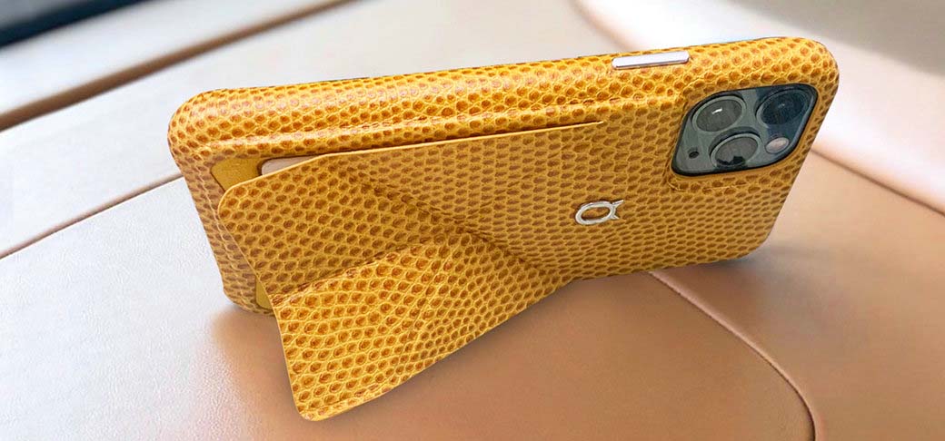 iToro New iPhone 11 Italian Lizard Leather Cases