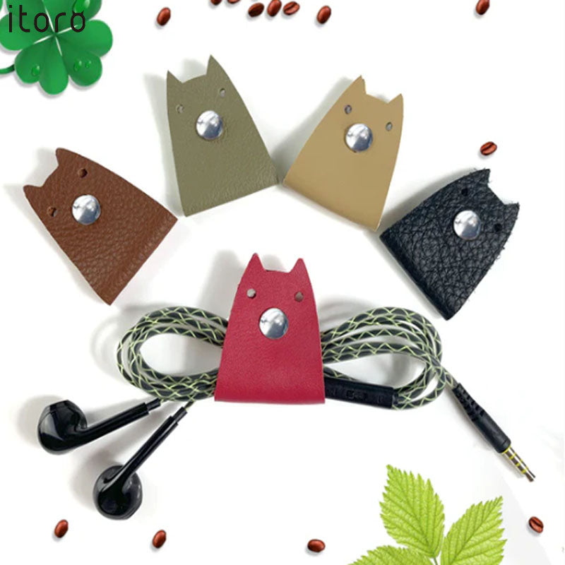 itoro Imitations of Leather for Cable Holder Straps