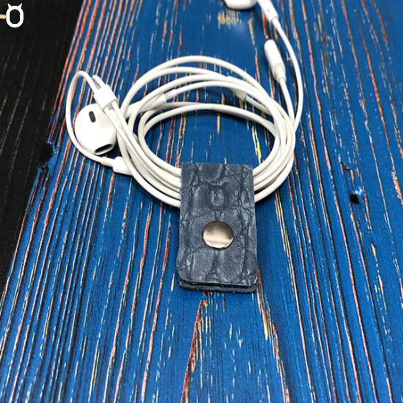Imitations of leather for Earphone Cable Holder Straps