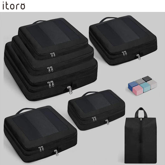 itoro Leather Travelling Sets Consisting of Matching Luggage（5 Pcs)