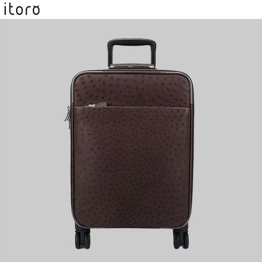 itoro Leather Suitcases（Ostrich Pattern)