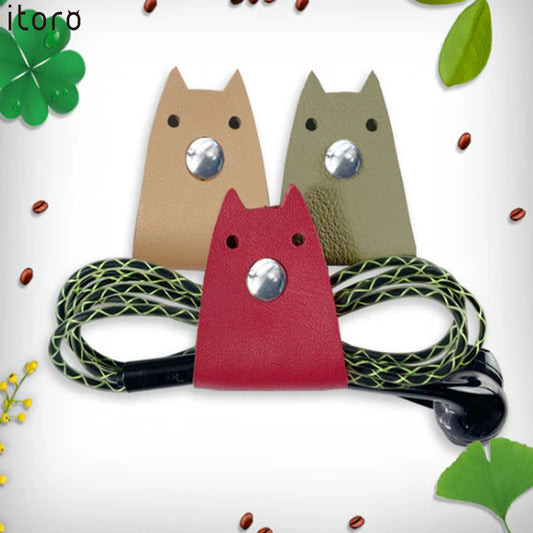 itoro Imitations of Leather for Cable Holder Straps