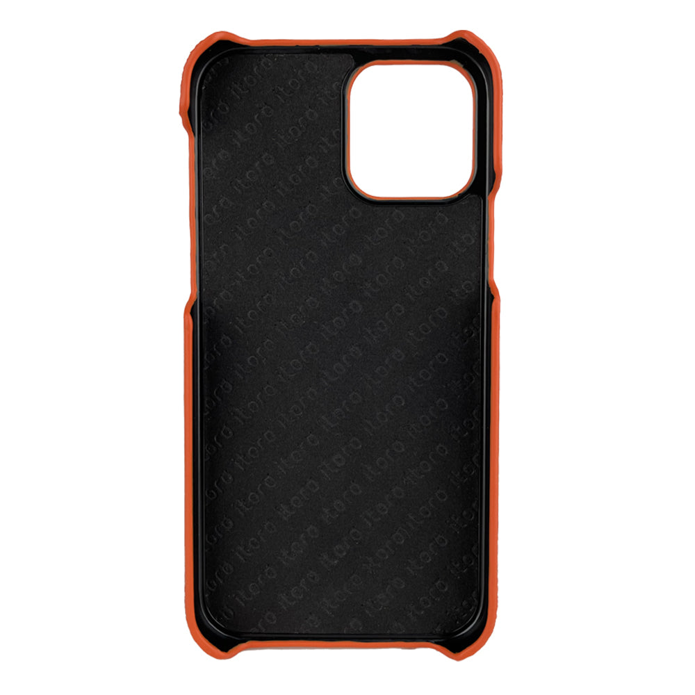 Ostrich Leather iPhone 12 | 12 Pro Case _ Unique - OrangeOstrich Leather iPhone 12 | 12 Pro Case _ Unique - Orange
