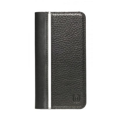 Folio n Go_iPhone 7 / 8 Italian Leather Case - Leather Black
