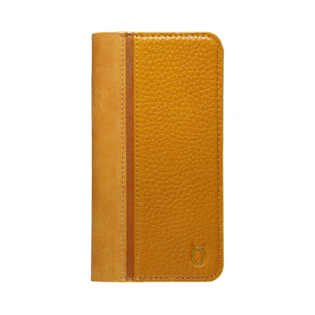 Folio n Go_iPhone 7 / 8 Italian Leather Case - Camel Brown