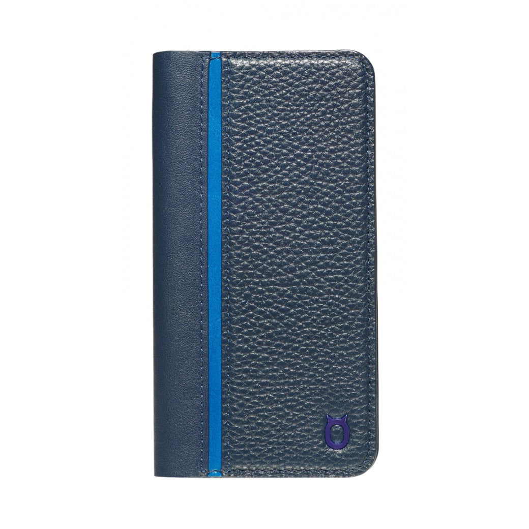 Folio n Go_iPhone 7 / 8 Italian Leather Case - Sapphire Blue