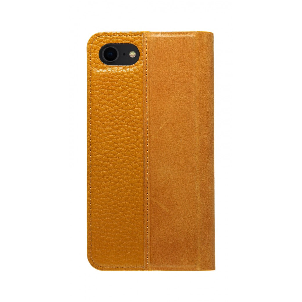 Folio n Go_iPhone 7 / 8 Italian Leather Case - Camel Brown
