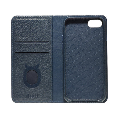 Folio n Go_iPhone 7 / 8 Italian Leather Case - Sapphire Blue