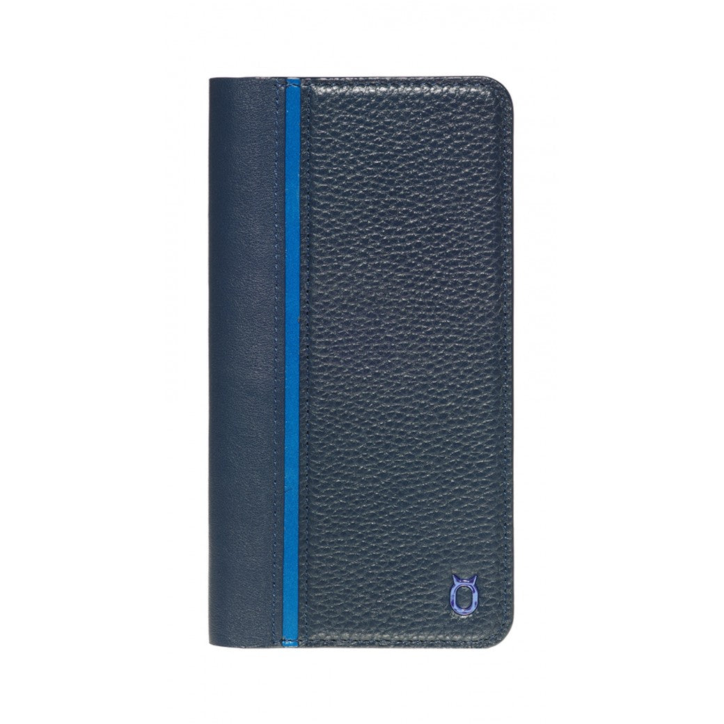 Folio n Go_iPhone 7 / 8 Plus Italian Leather Case - Sapphire Blue