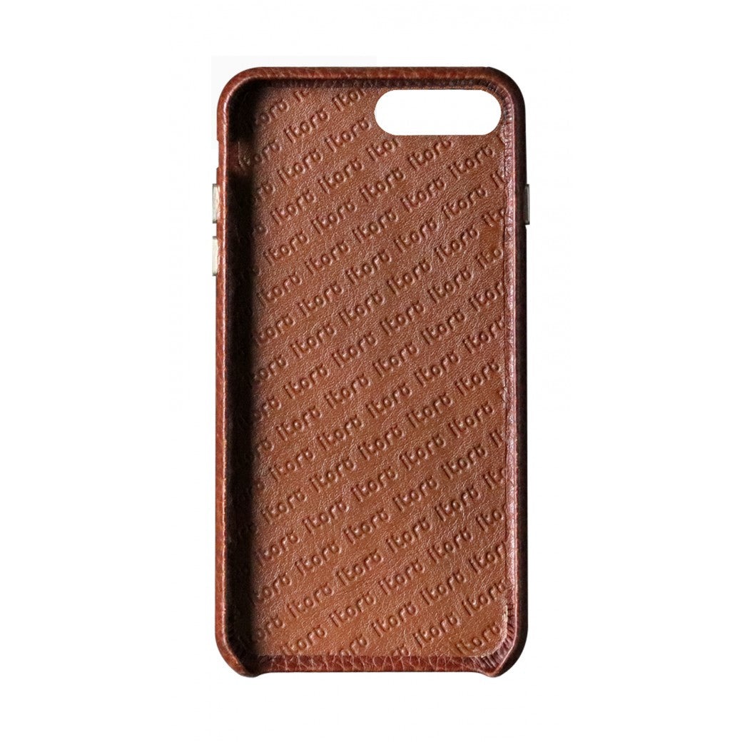 Cover n Go_iPhone 7 / 8 Plus Italian Leather Case - Chestnut Brown