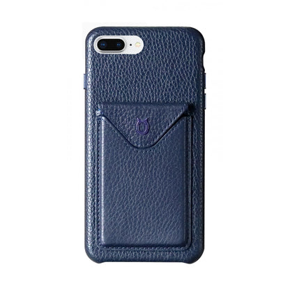 Cover n Go_iPhone 7 / 8 Plus Italian Leather Case - Sapphire Blue