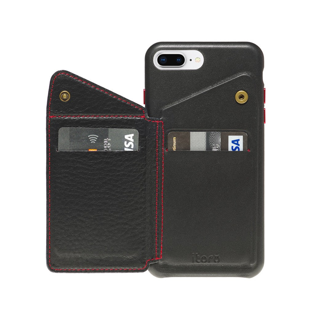 Wallet n Go_ iPhone 7 / 8 Plus Italian Leather Case - iToro