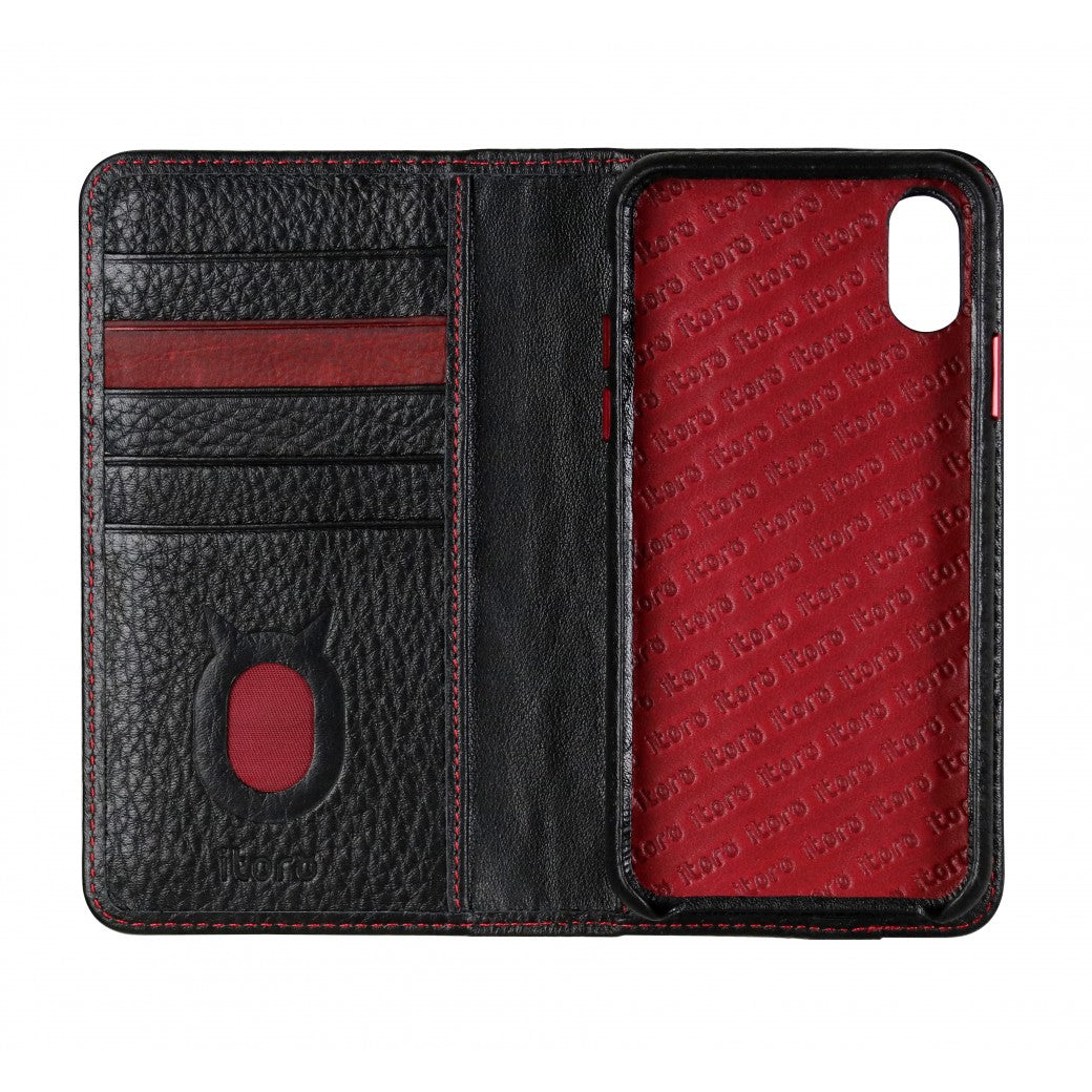 More. Leather Wallet02_iPhone XS MAX Italian Leather Case - iToro