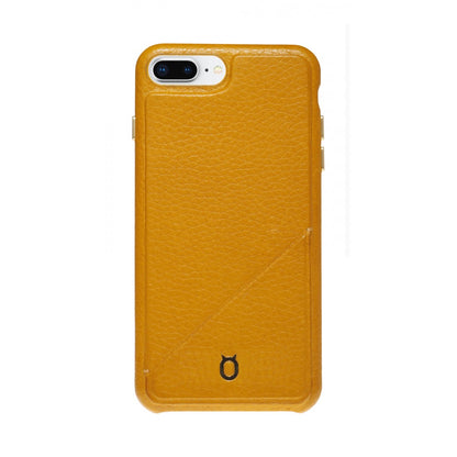 Hide n Go_ iPhone 7 / 8 Plus Italian Leather Case - Camel Brown