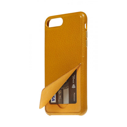 Hide n Go_ iPhone 7 / 8 Plus Italian Leather Case - Camel Brown