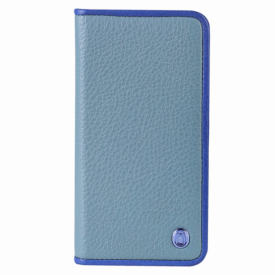 C. Edge Leather Folio_LUX_iPhone XS MAX Italian Leather Case - Folio Blue