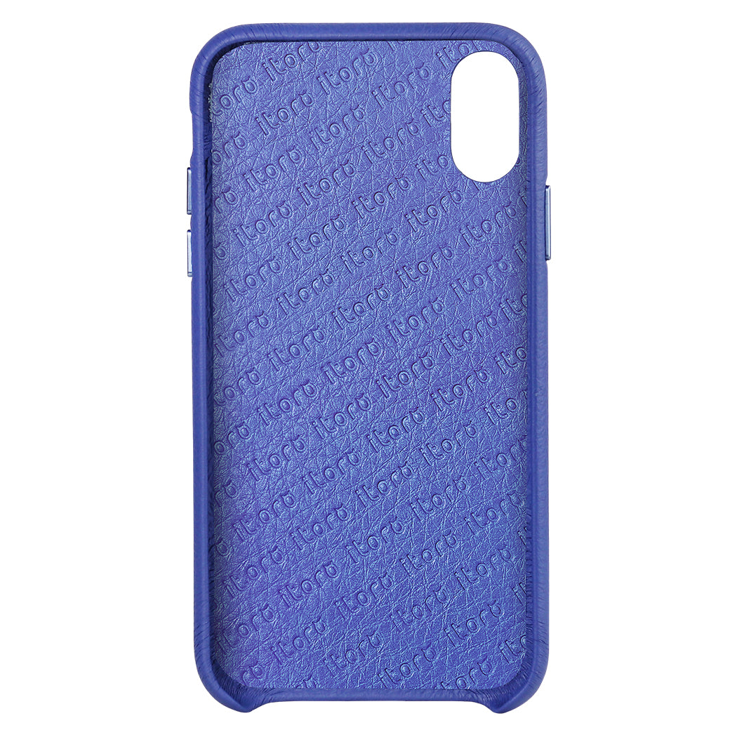 Ostrich Leather Case_ iPhone XS Max Italian Leather Case - iToro