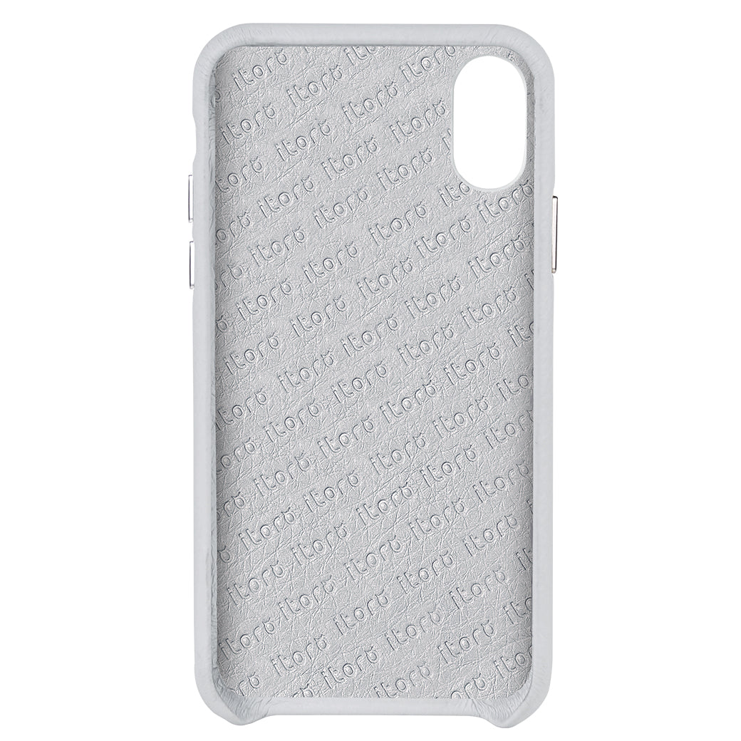 Ostrich Leather Case_ iPhone XS Max Italian Leather Case - iToro