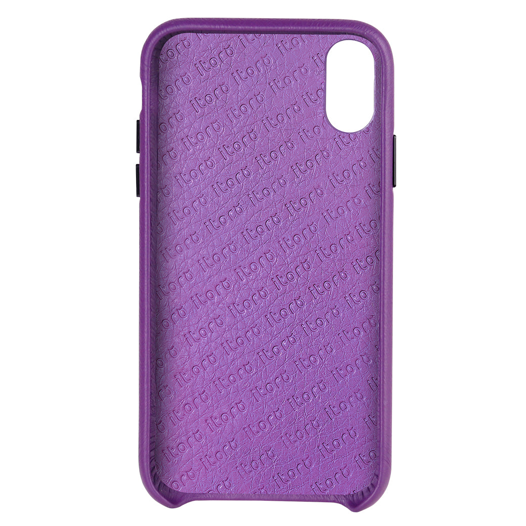 Ostrich Leather Case_ iPhone XS Max Italian Leather Case - iToro