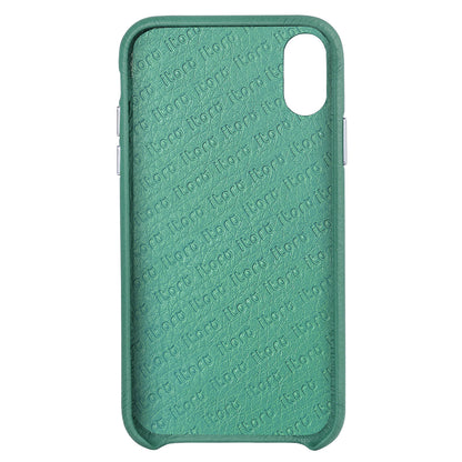 Ostrich Leather Case_ iPhone XS Max Italian Leather Case - iToro