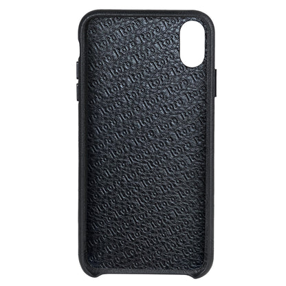 Ostrich Leather Case_ iPhone XS Max Italian Leather Case - iToro
