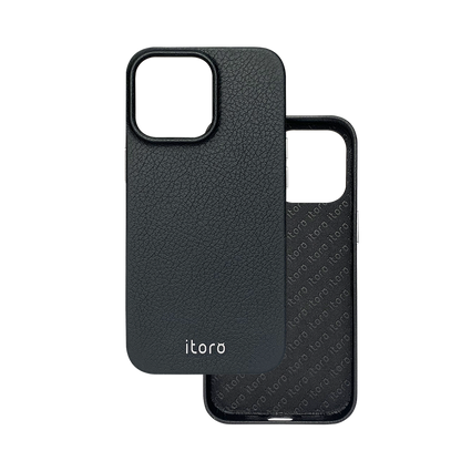 iPhone 13 Pro Leather Case - Black