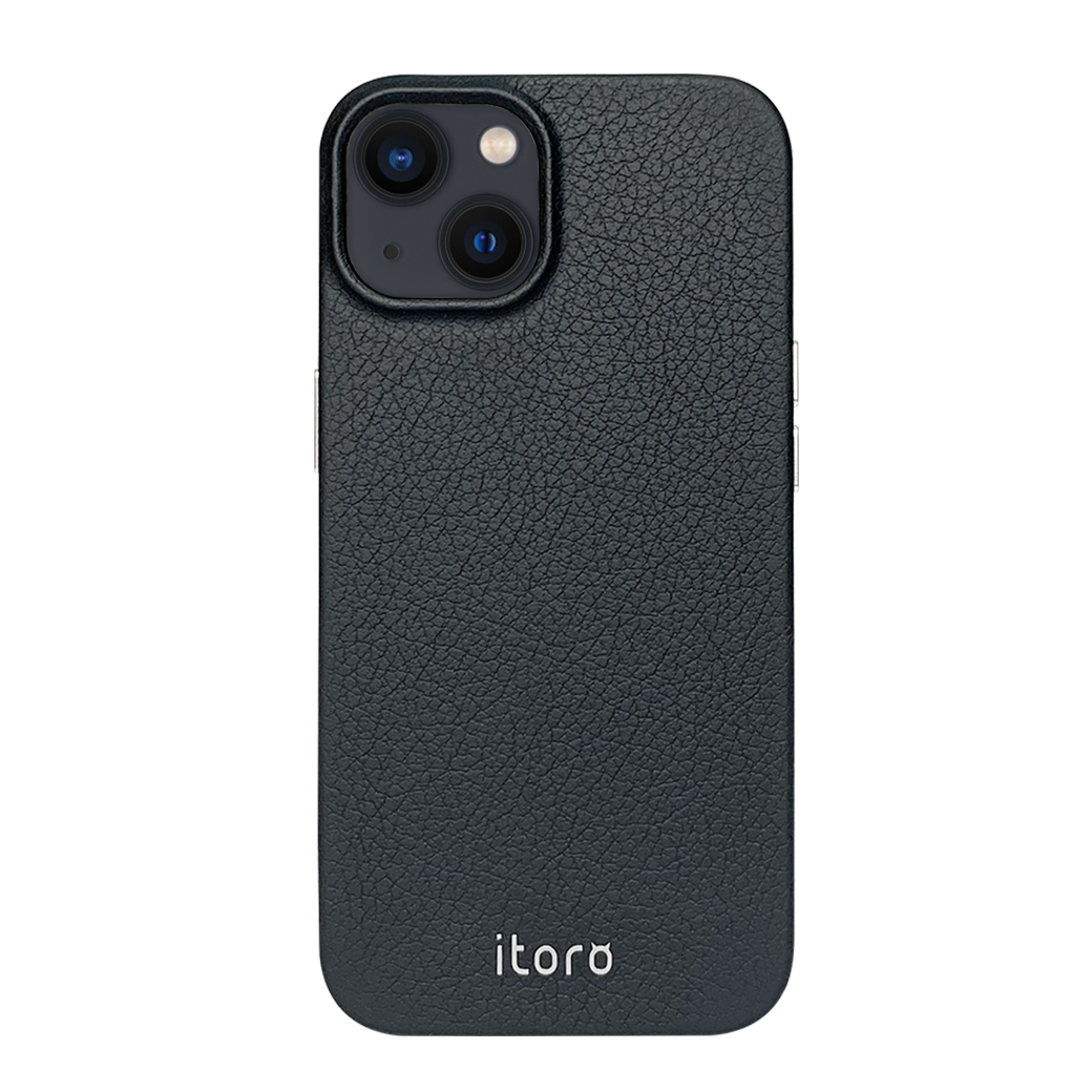 iPhone 13 Leather Case - Black