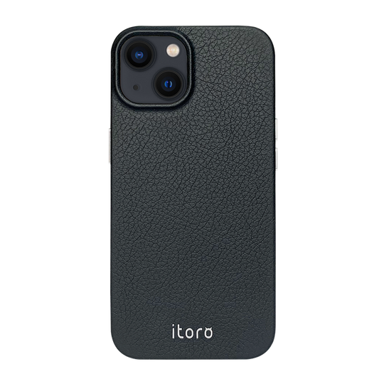 iPhone 13 Leather Case - Black