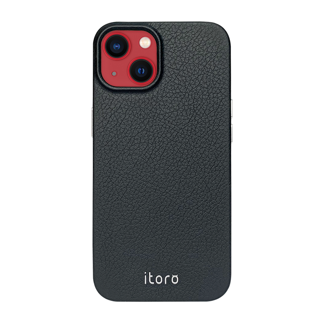 iPhone 13 Leather Case - Black