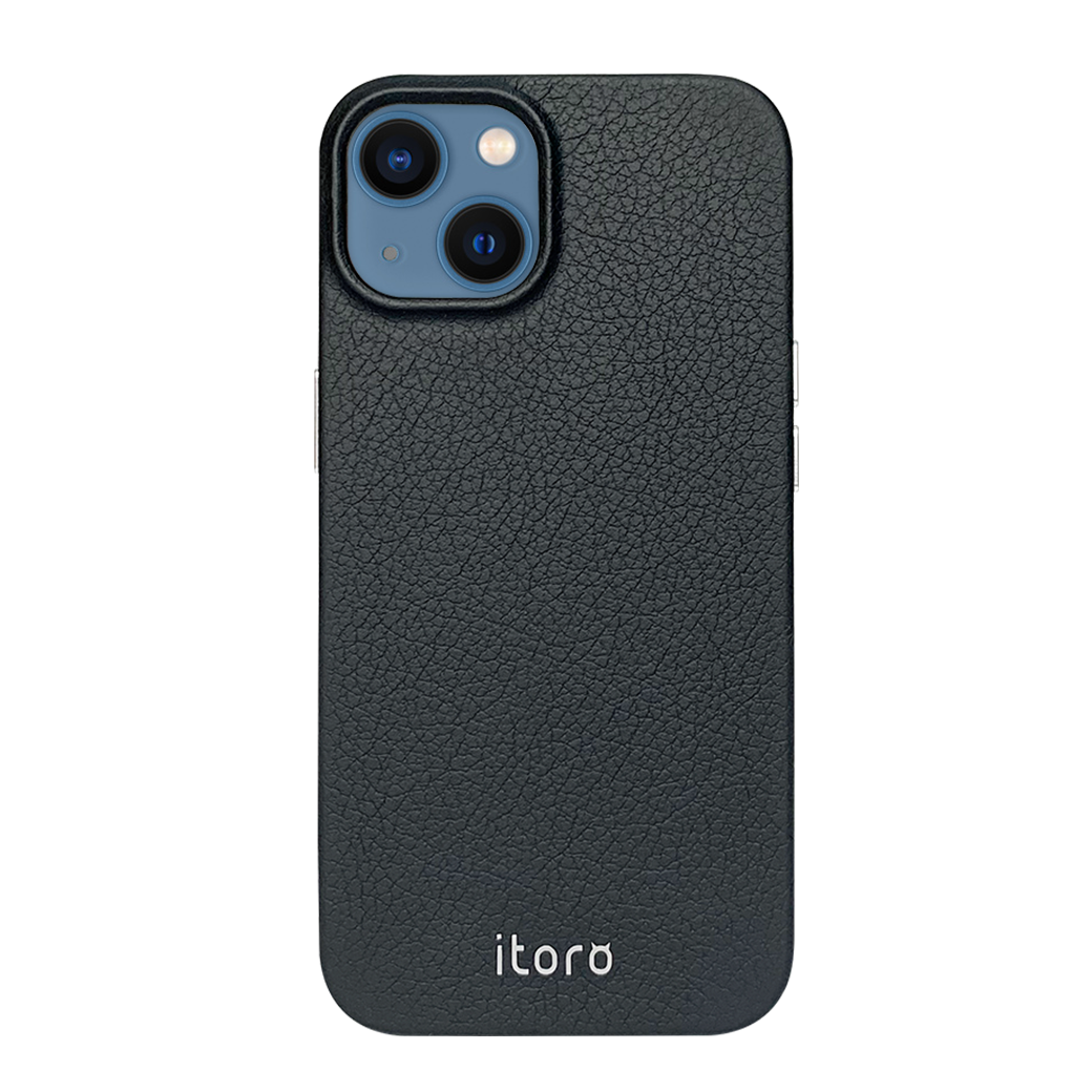 iPhone 13 Leather Case - Black