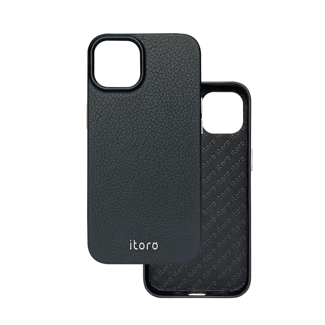 iPhone 13 Leather Case - Black