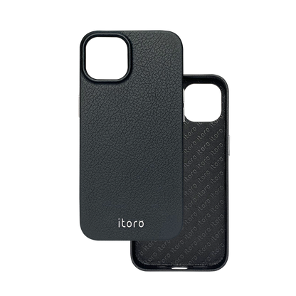 iPhone 13 Leather Case - Black