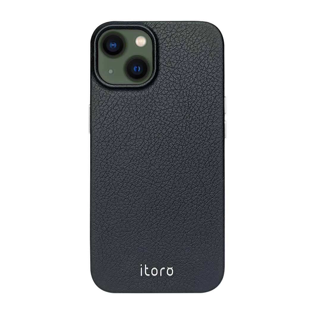 iPhone 13 Leather Case - Black