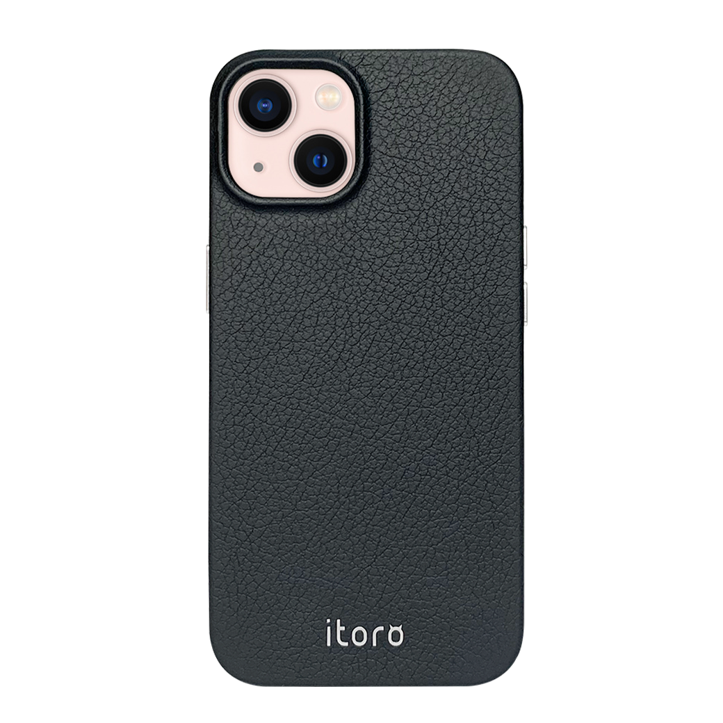 iPhone 13 Leather Case - Black