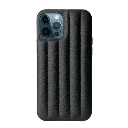 iPhone 12 | 12 Pro Leather Case with Stitching Sponge