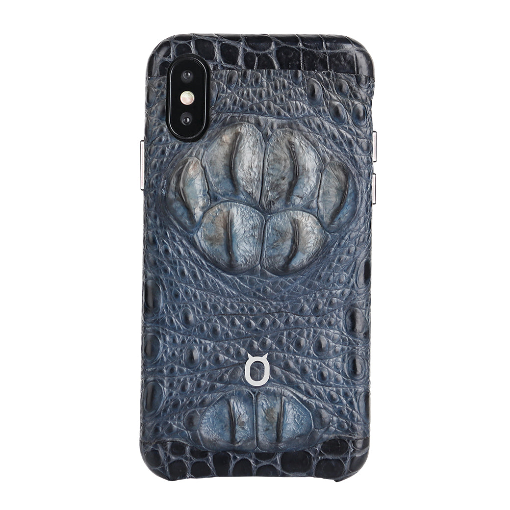 Limited Edition Black Crocodile iPhone 11 Pro Max Case - Croc Skull