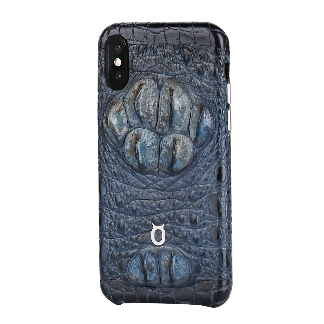 Limited Edition Black Crocodile iPhone 11 Pro Max Case - Croc Skull