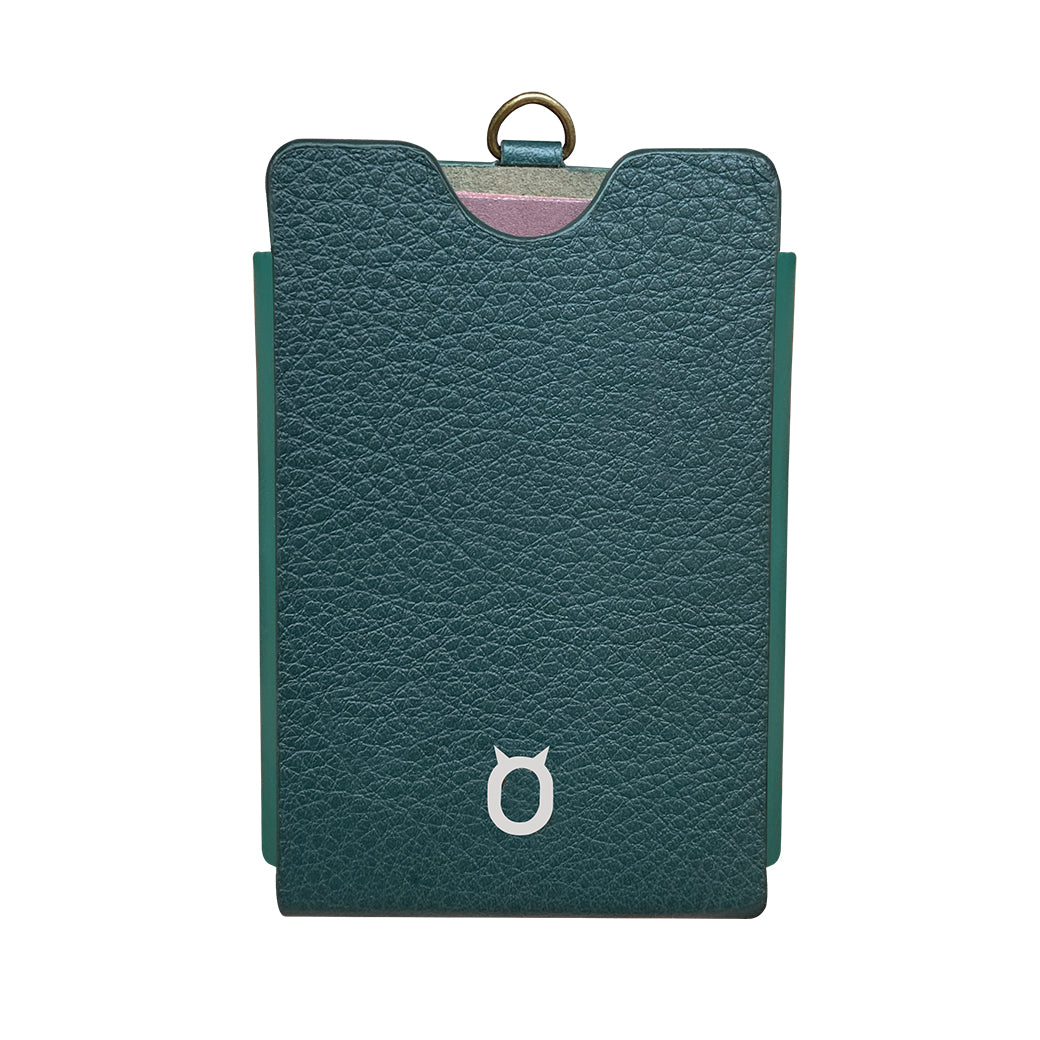 iToro Card Italian Leather Case - Green