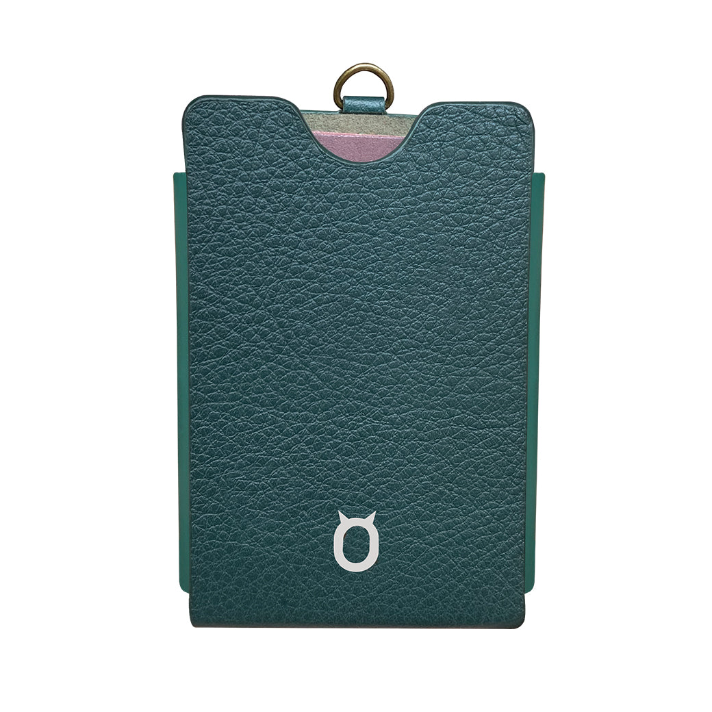 iToro Card Italian Leather Case - Green